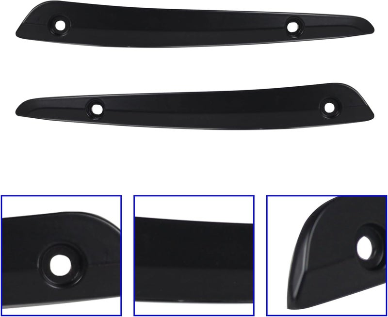 KAKABAS Front Road Glide Windshield Side Trim, Split Windscreen Side Molding Trim Kit Compatible with Harley 2015-2023 Road Glide Ultra FLTRU FLTRX Special FLTRXS(2PCS) - Image 3